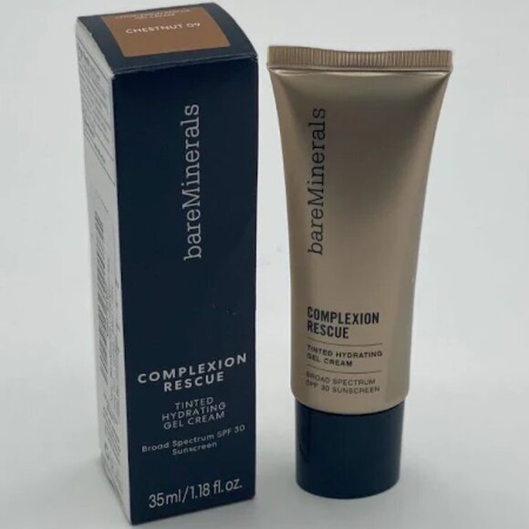 NIB BareMinerals CHESTNUT 0.9 Complexion Rescue Cream - Picture 1 of 4